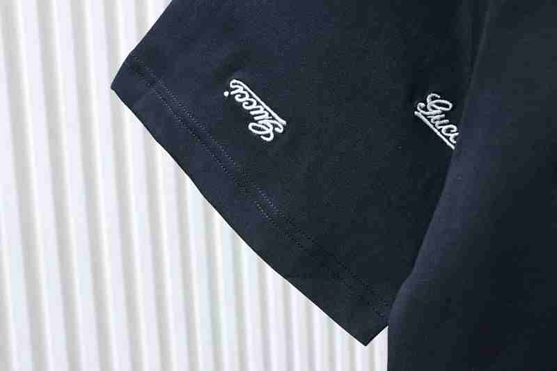 GUCCI 24SS Embroidery Logo Short Sleeve T-Shirt