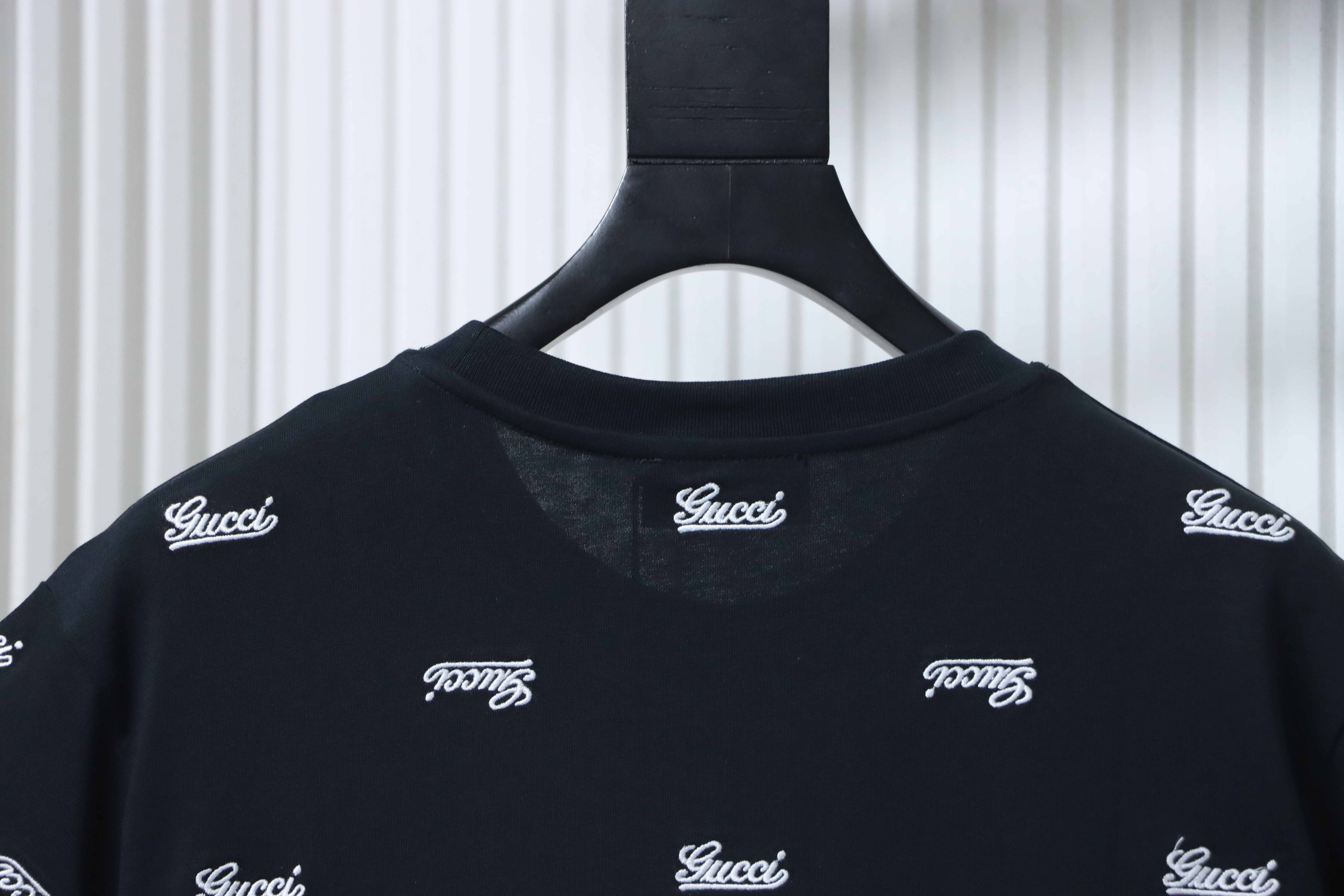 GUCCI 24SS Embroidery Logo Short Sleeve T-Shirt