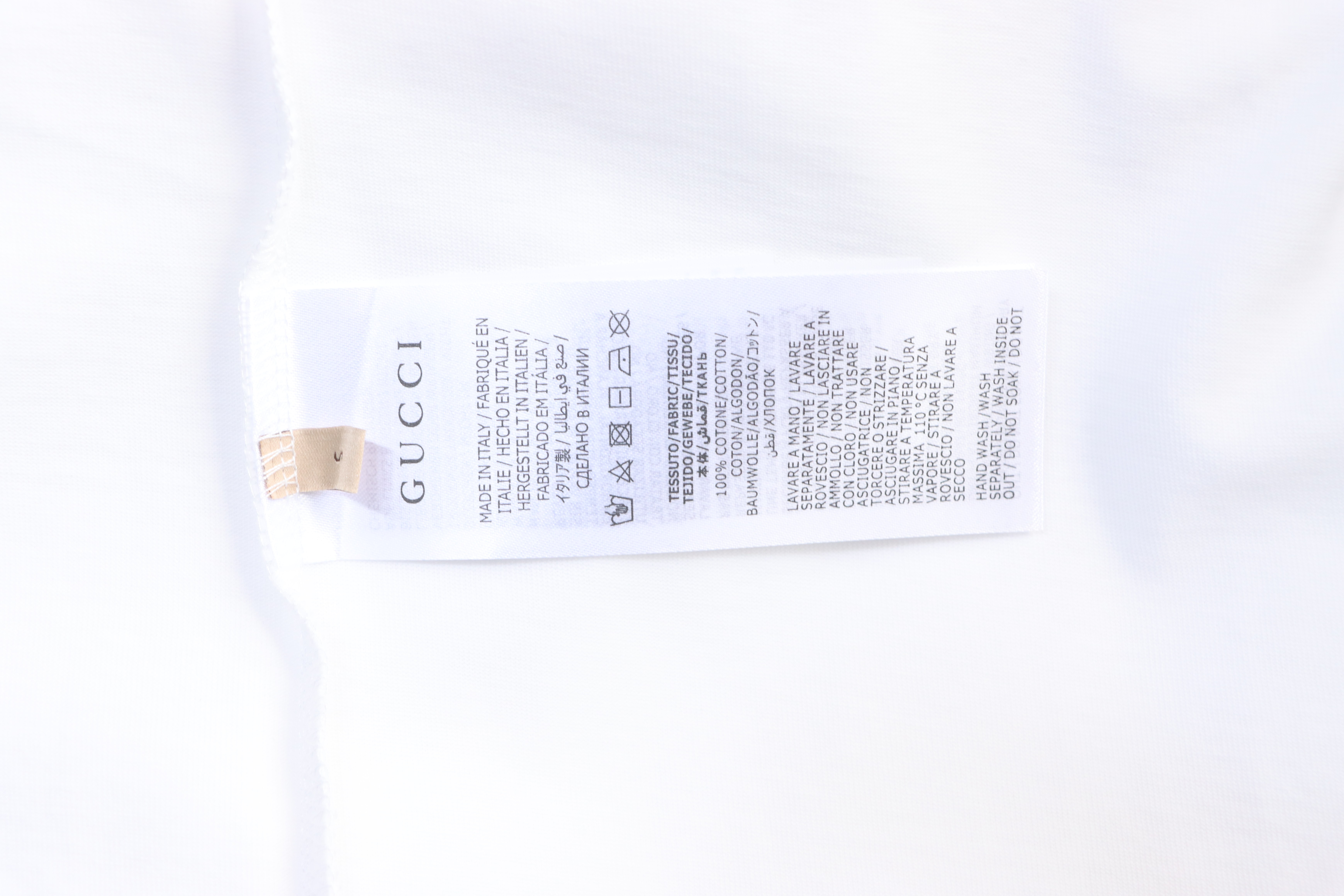 GUCCI 24SS Gradient Belt Print Short Sleeve T-Shirt Style 1