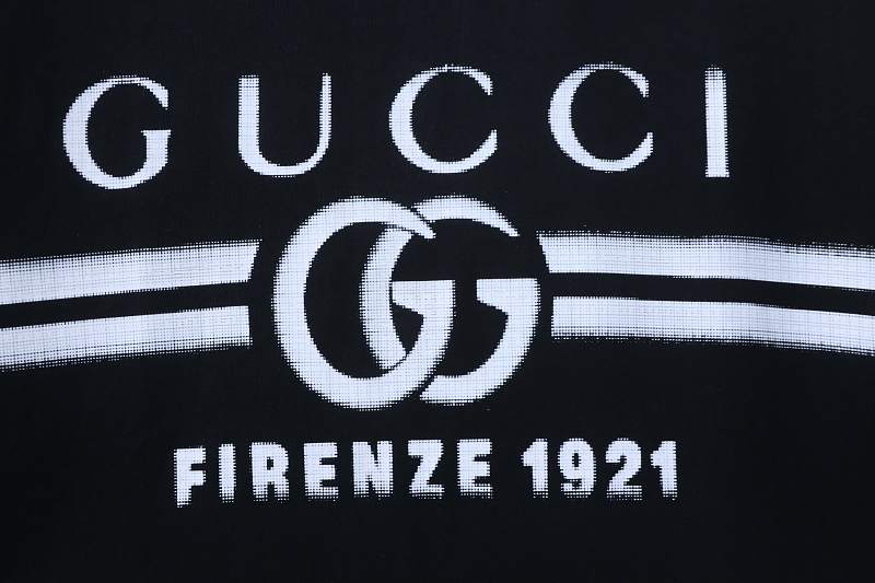 GUCCI 24SS Gradient Belt Print Short Sleeve T-Shirt Style 2