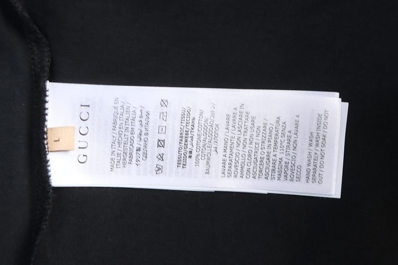 GUCCI 24SS Gradient Belt Print Short Sleeve T-Shirt Style 2