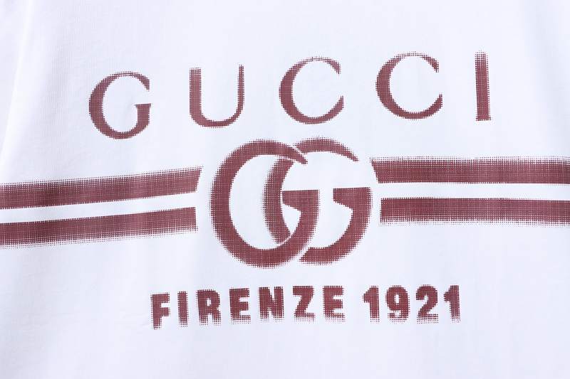 GUCCI 24SS Gradient Belt Print Short Sleeve T-Shirt Style 3