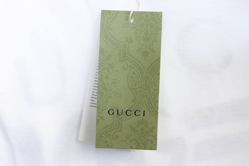GUCCI 24SS Gradient Belt Print Short Sleeve T-Shirt Style 3