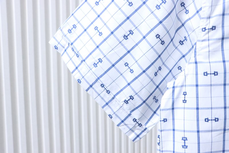 GUCCI 24SS Horsebit Jacquard Short Sleeve Shirt