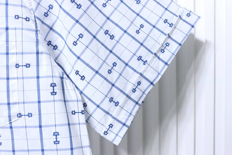 GUCCI 24SS Horsebit Jacquard Short Sleeve Shirt