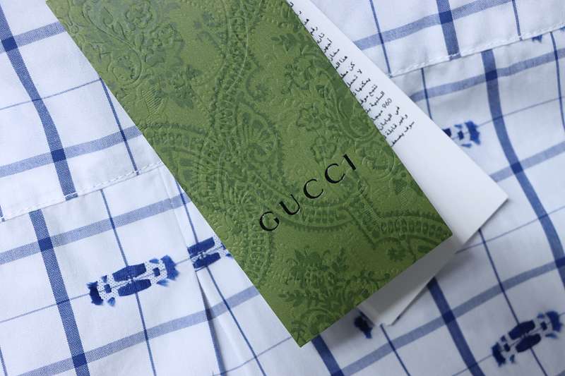 GUCCI 24SS Horsebit Jacquard Short Sleeve Shirt