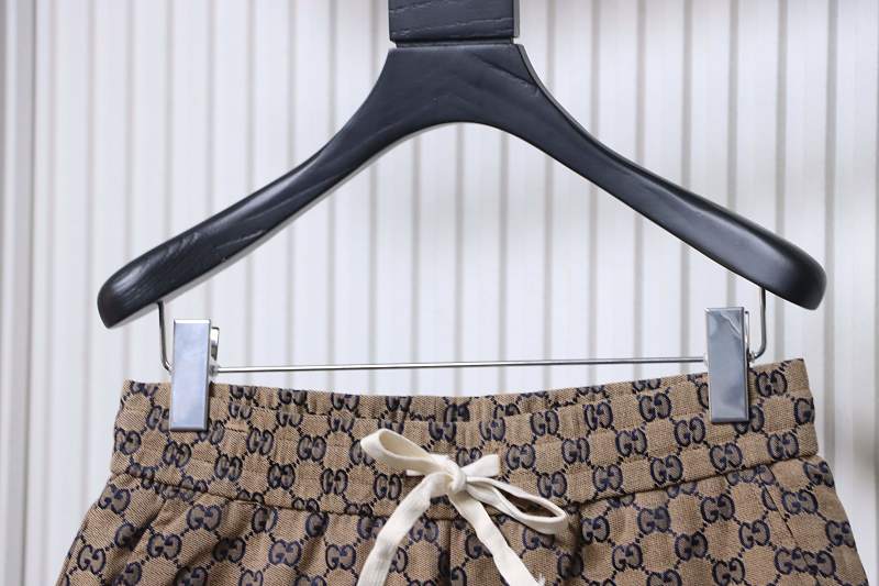 GUCCI 25SS Allover GG Monogram Denim Shorts Style 1