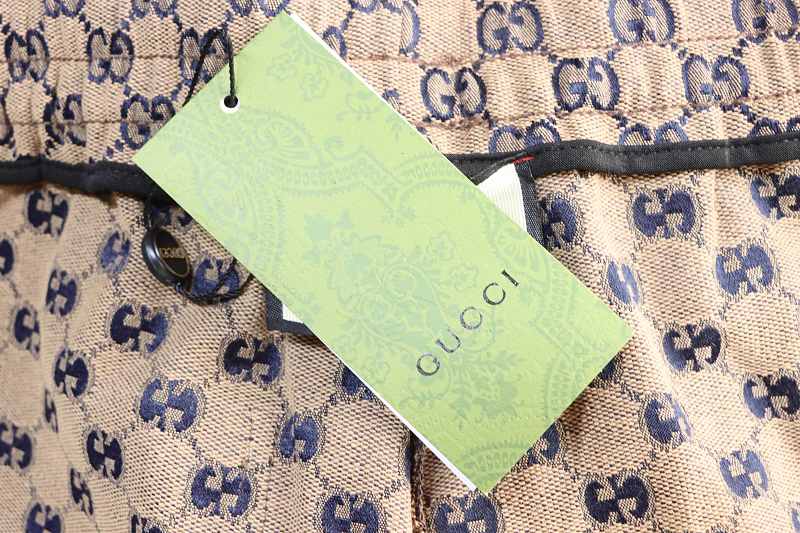 GUCCI 25SS Allover GG Monogram Denim Shorts Style 1