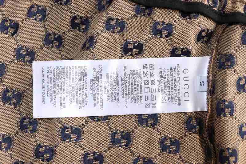 GUCCI 25SS Allover GG Monogram Denim Shorts Style 1