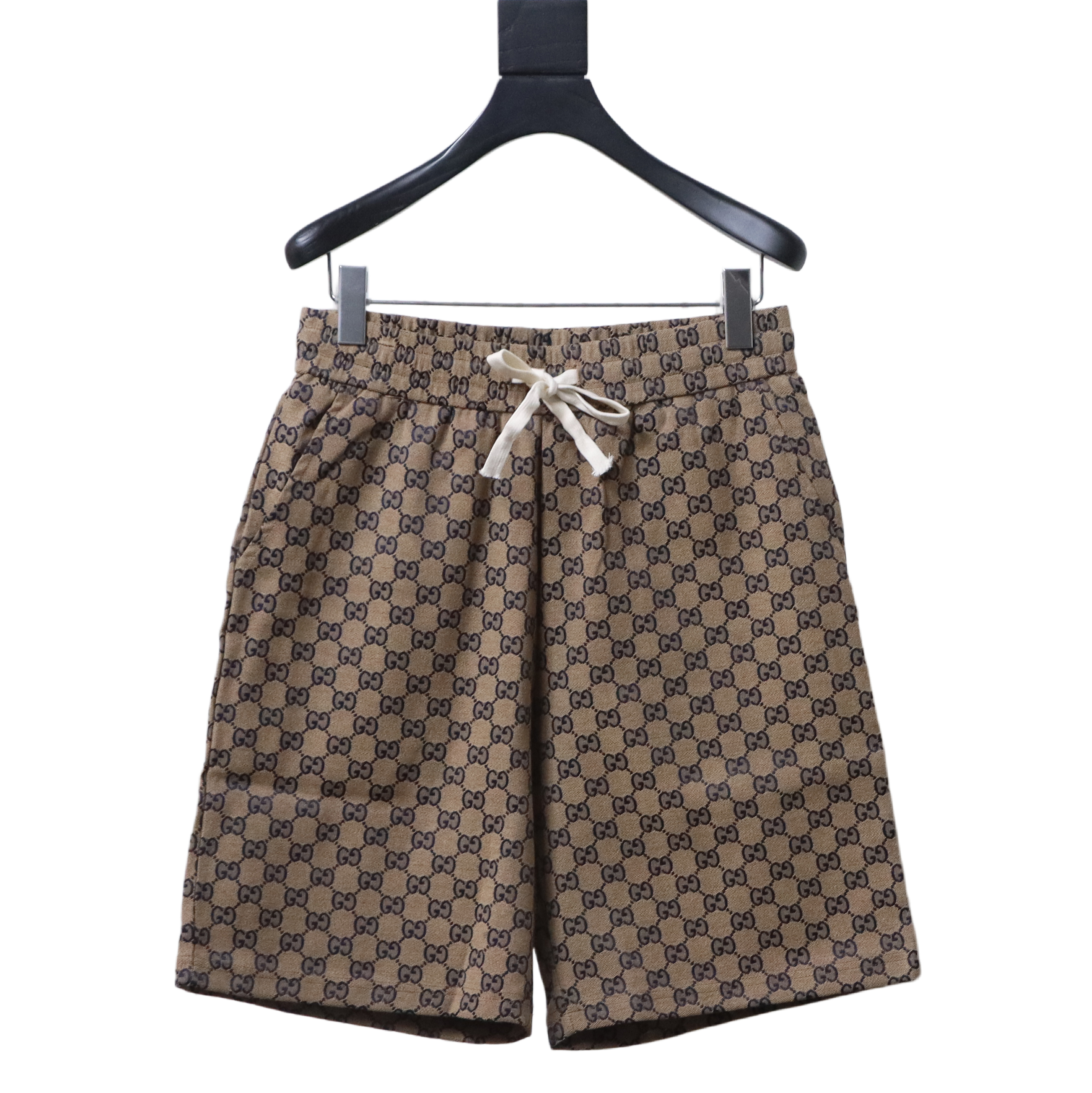 GUCCI 25SS Allover GG Monogram Denim Shorts Style 1