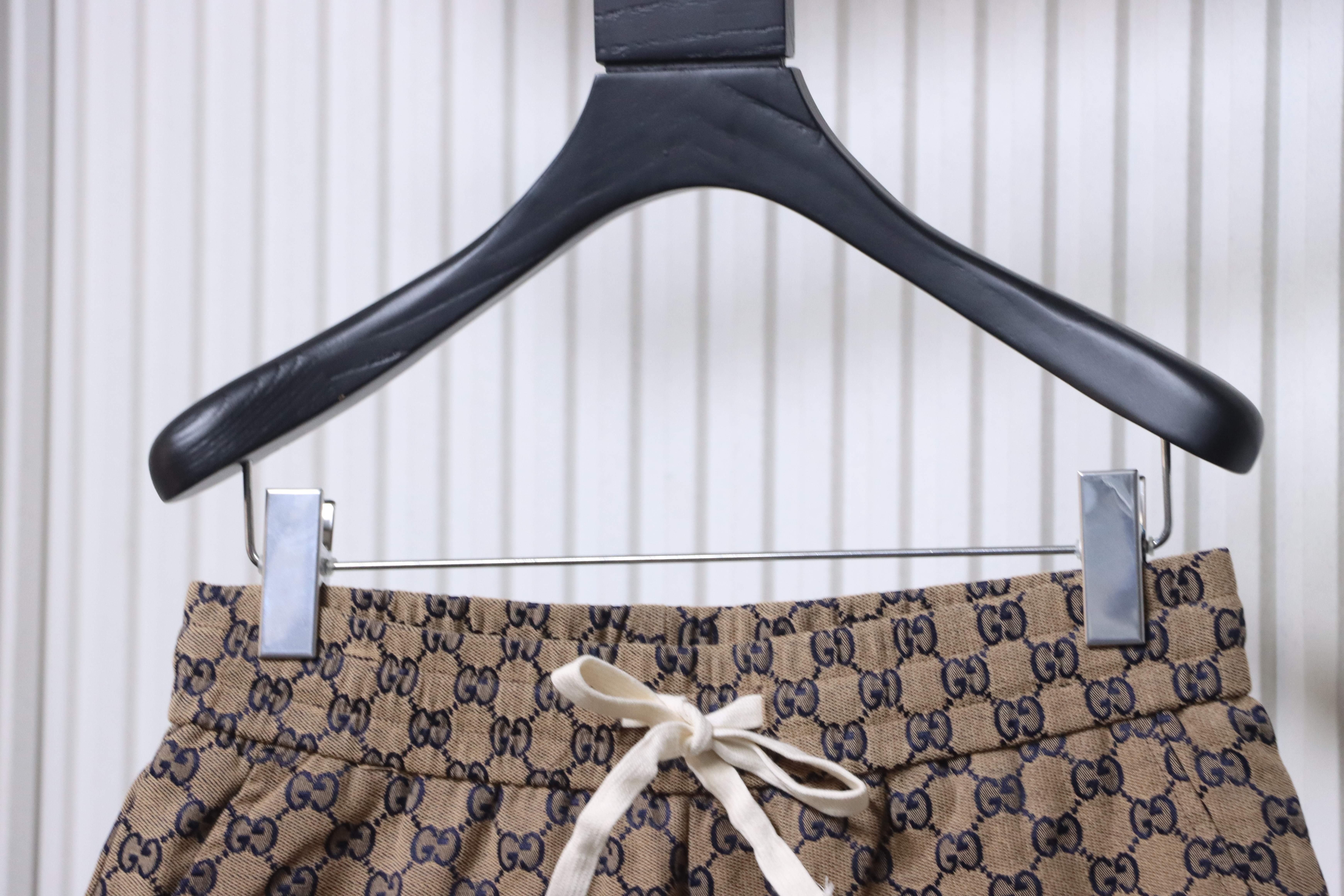 GUCCI 25SS Allover GG Monogram Denim Shorts Style 1