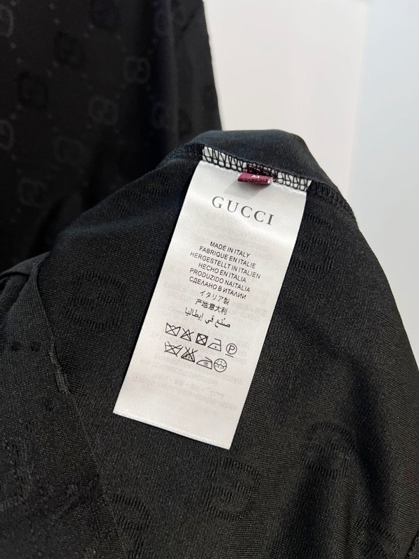 GUCCI 25SS Allover GG Monogram Denim Shorts Style 2