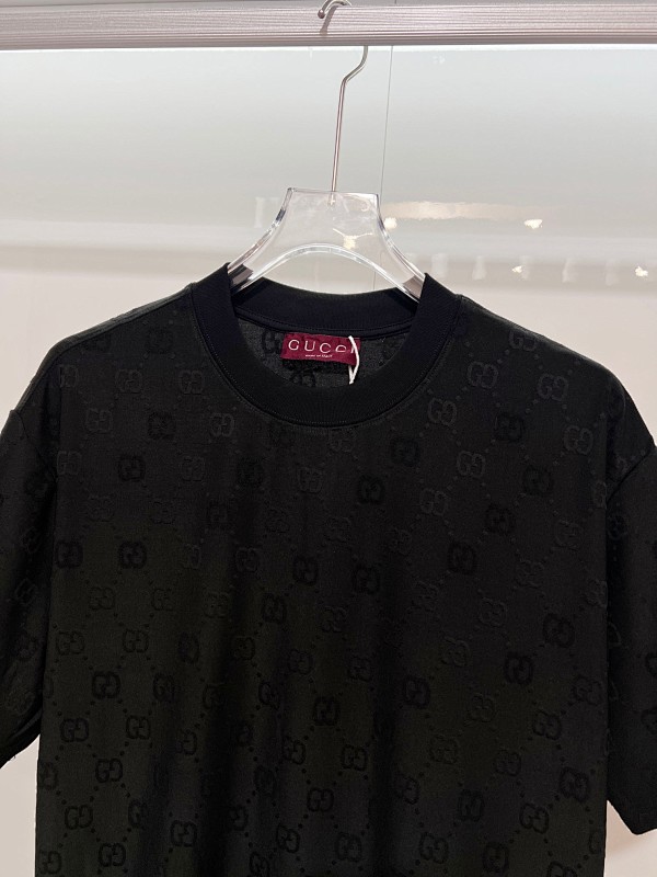 GUCCI 25SS Allover GG Monogram Denim Shorts Style 2