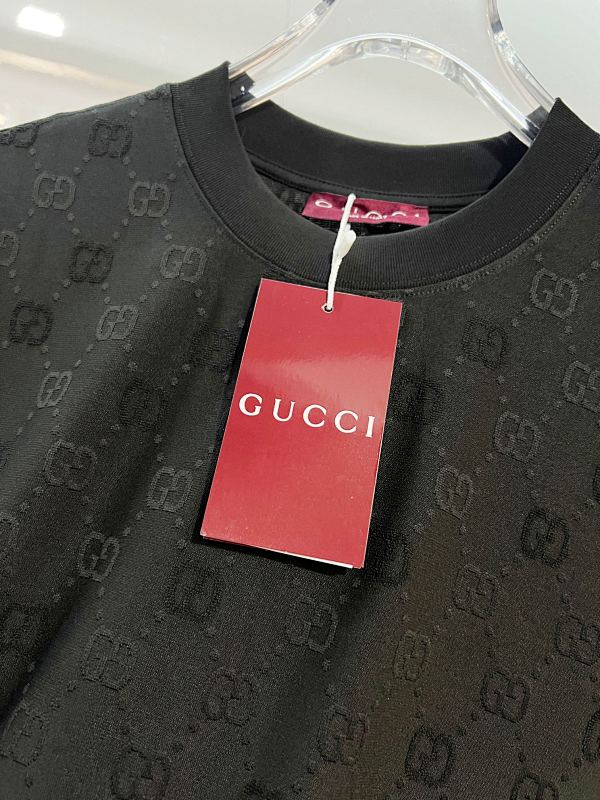 GUCCI 25SS Allover GG Monogram Denim Shorts Style 2