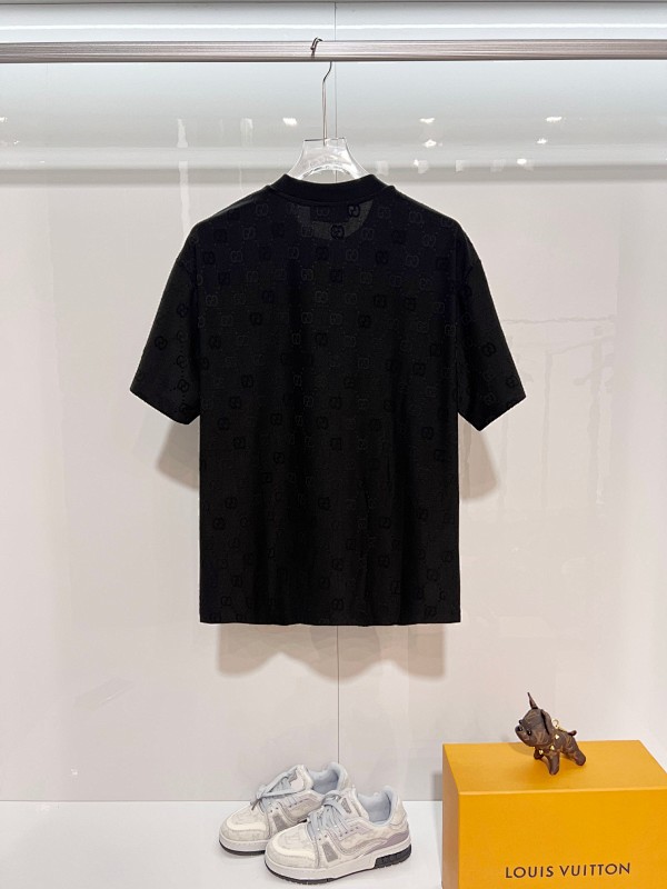 GUCCI 25SS Allover GG Monogram Denim Shorts Style 2