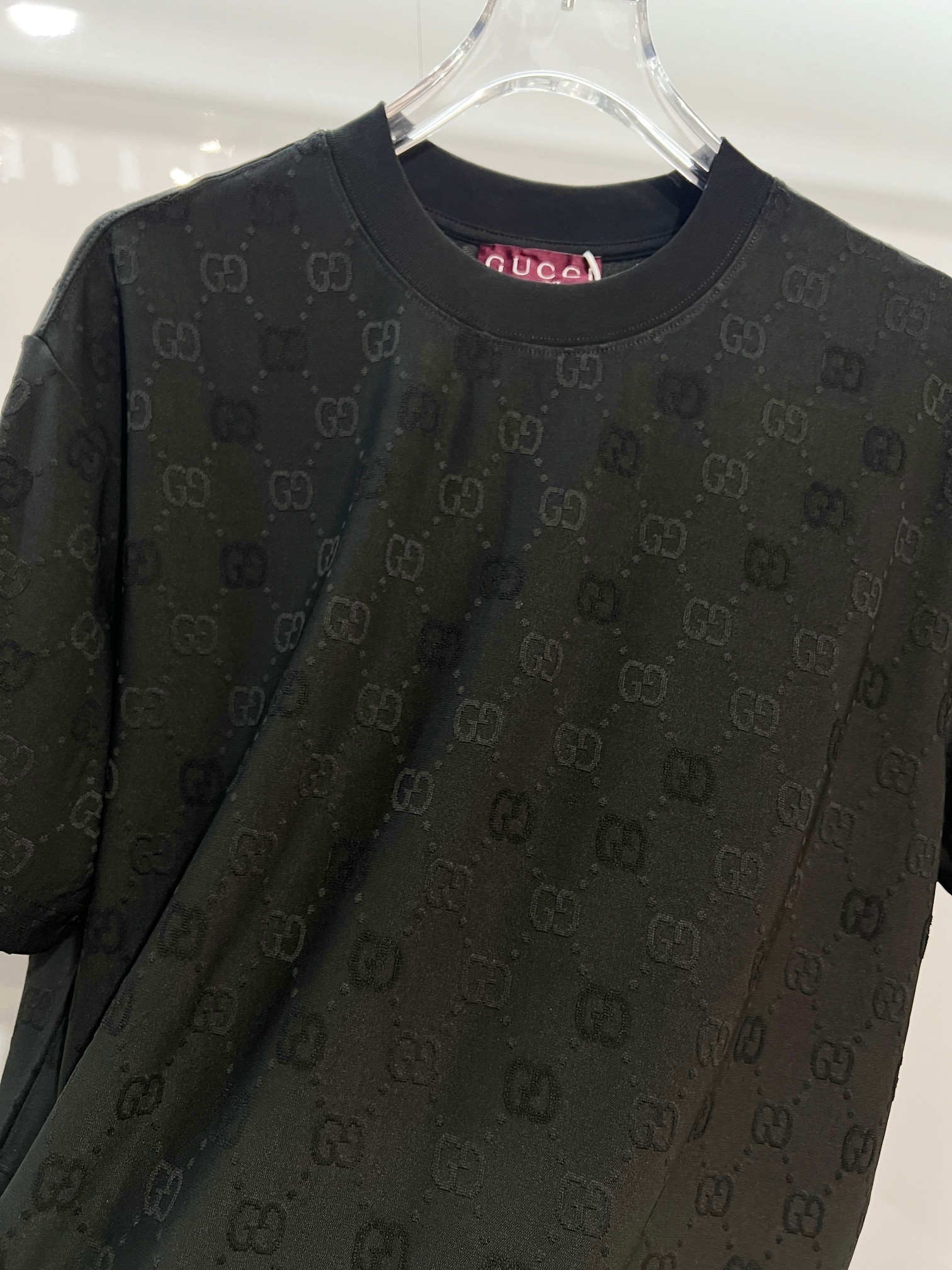 GUCCI 25SS Allover GG Monogram Denim Shorts Style 2