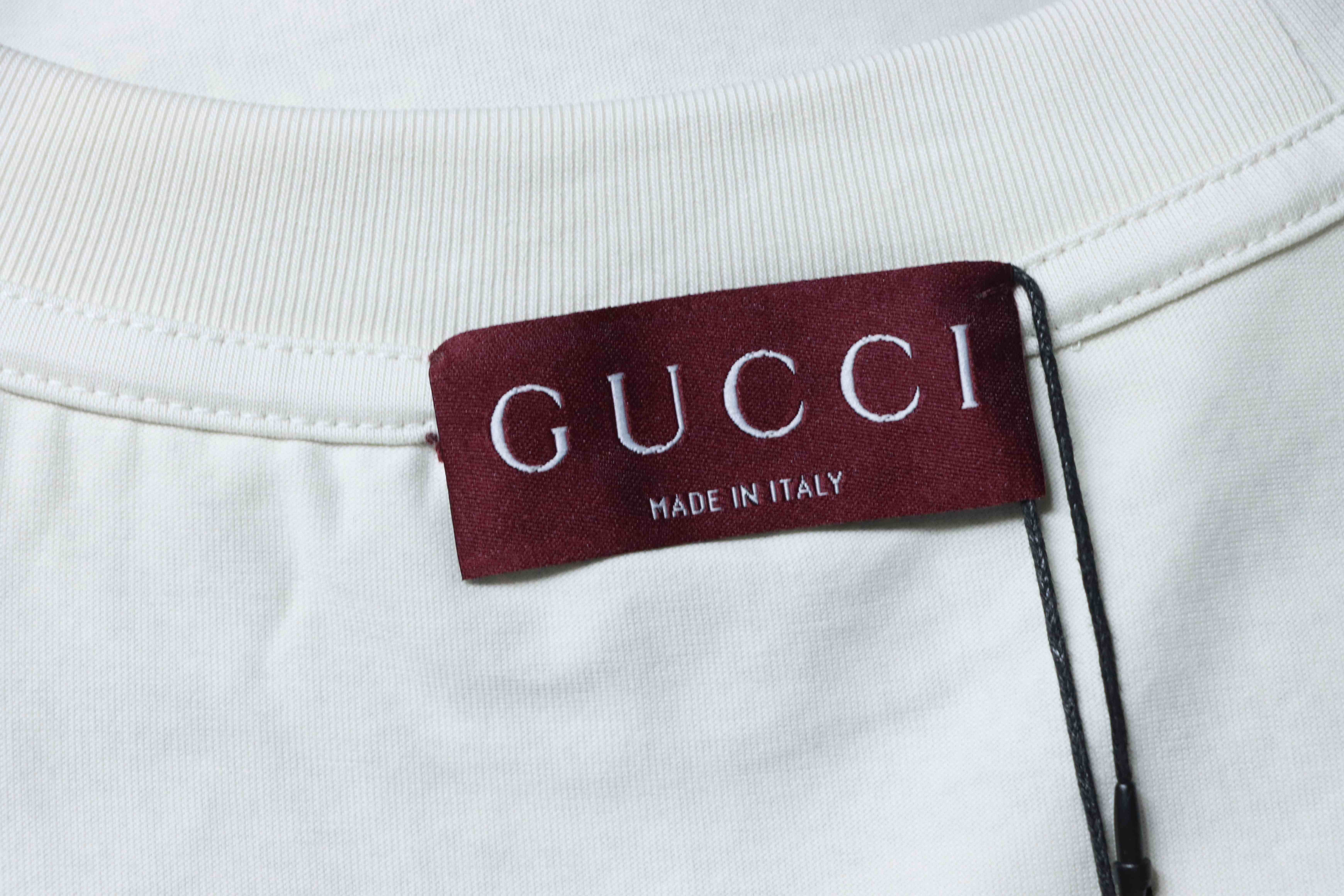 GUCCI 25SS Big Logo Short Sleeve T-Shirt Style 1