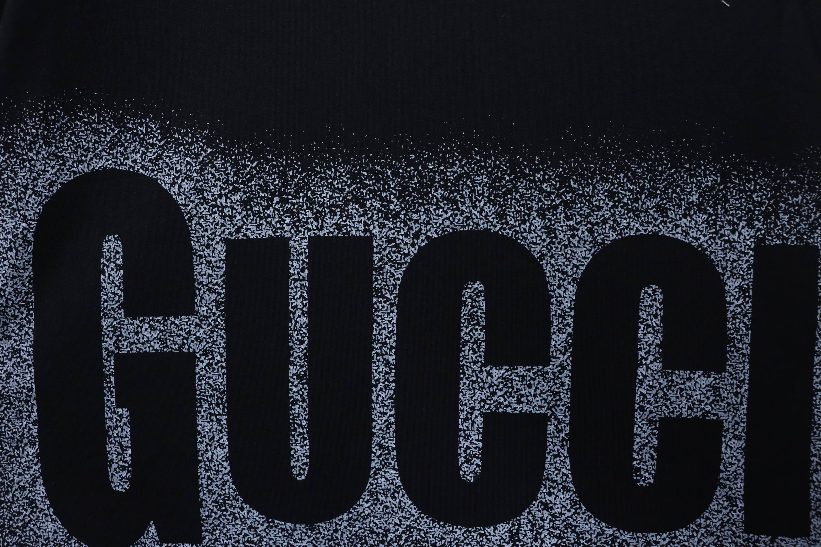 GUCCI 25SS Big Logo Short Sleeve T-Shirt Style 2
