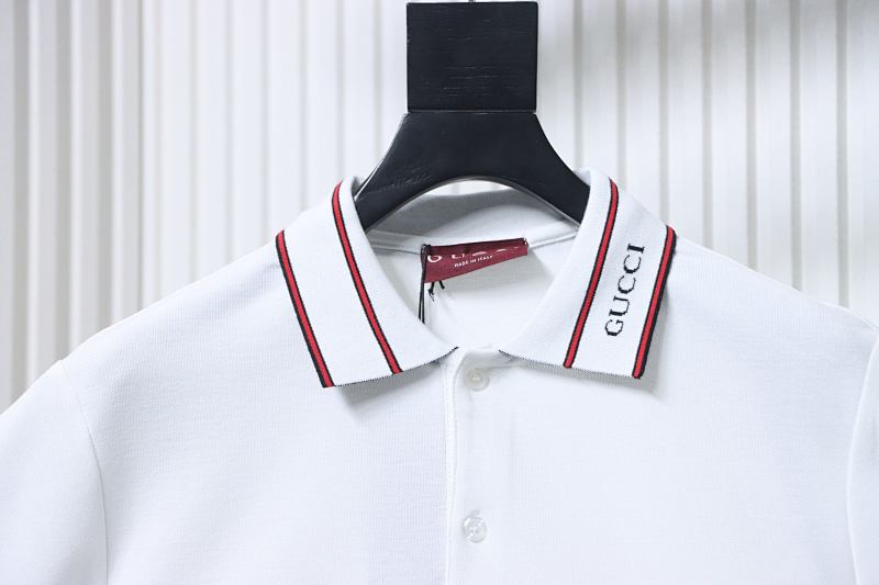GUCCI 25SS Jacquard Short Sleeve Polo Shirt Style 1