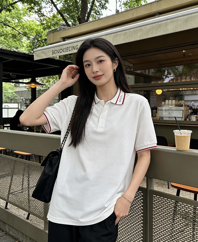 GUCCI 25SS Jacquard Short Sleeve Polo Shirt Style 1