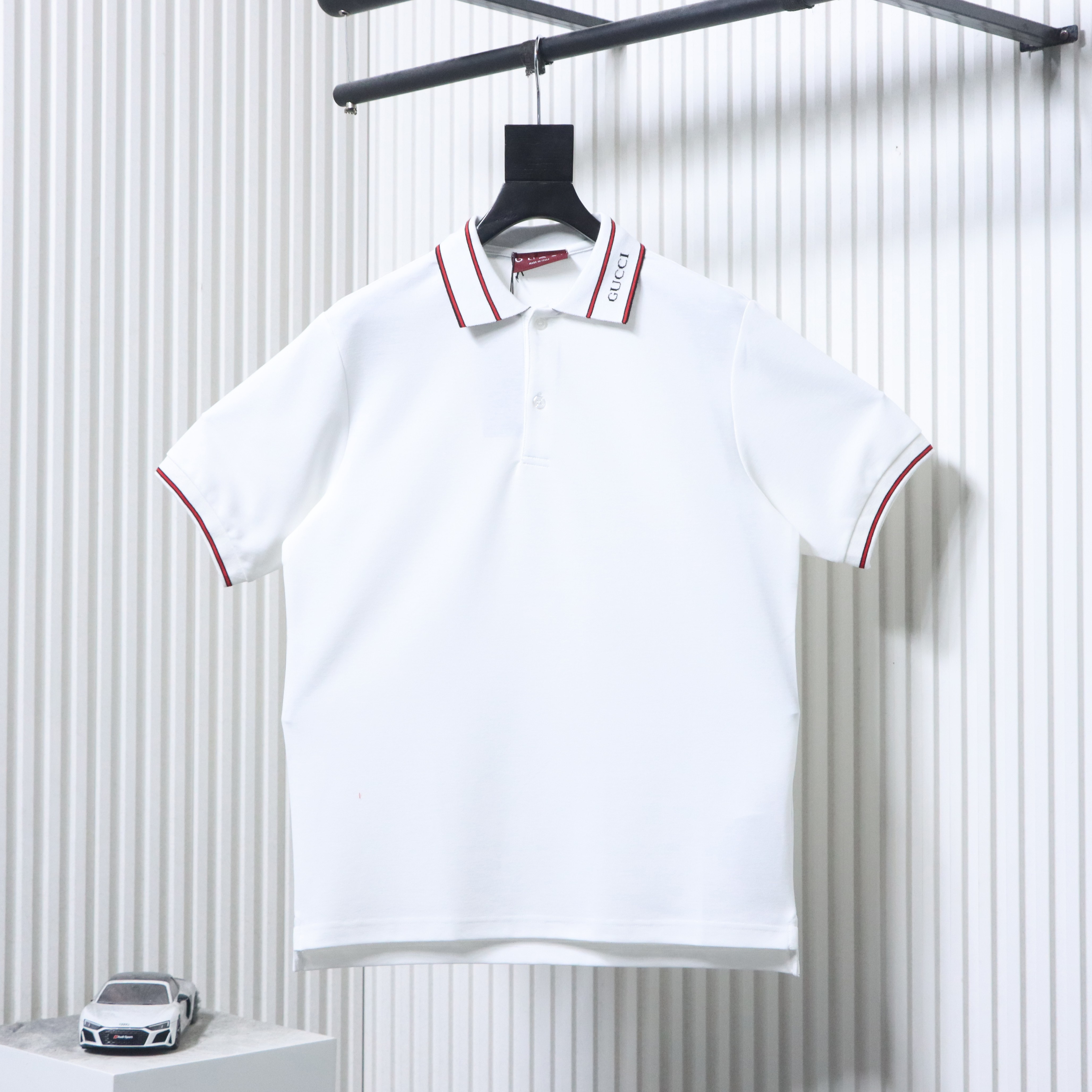 GUCCI 25SS Jacquard Short Sleeve Polo Shirt Style 1