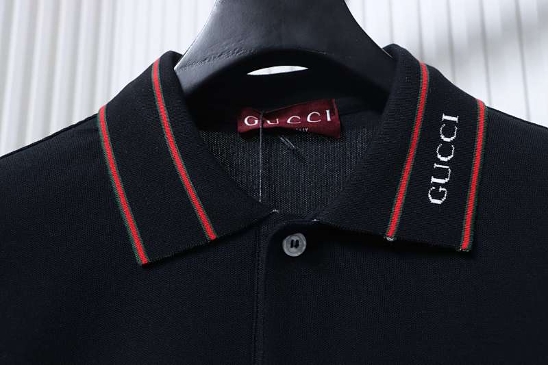 GUCCI 25SS Jacquard Short Sleeve Polo Shirt Style 2