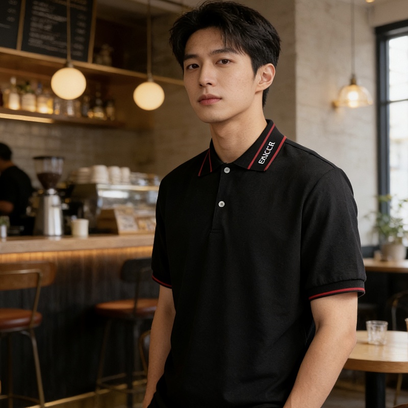 GUCCI 25SS Jacquard Short Sleeve Polo Shirt Style 2
