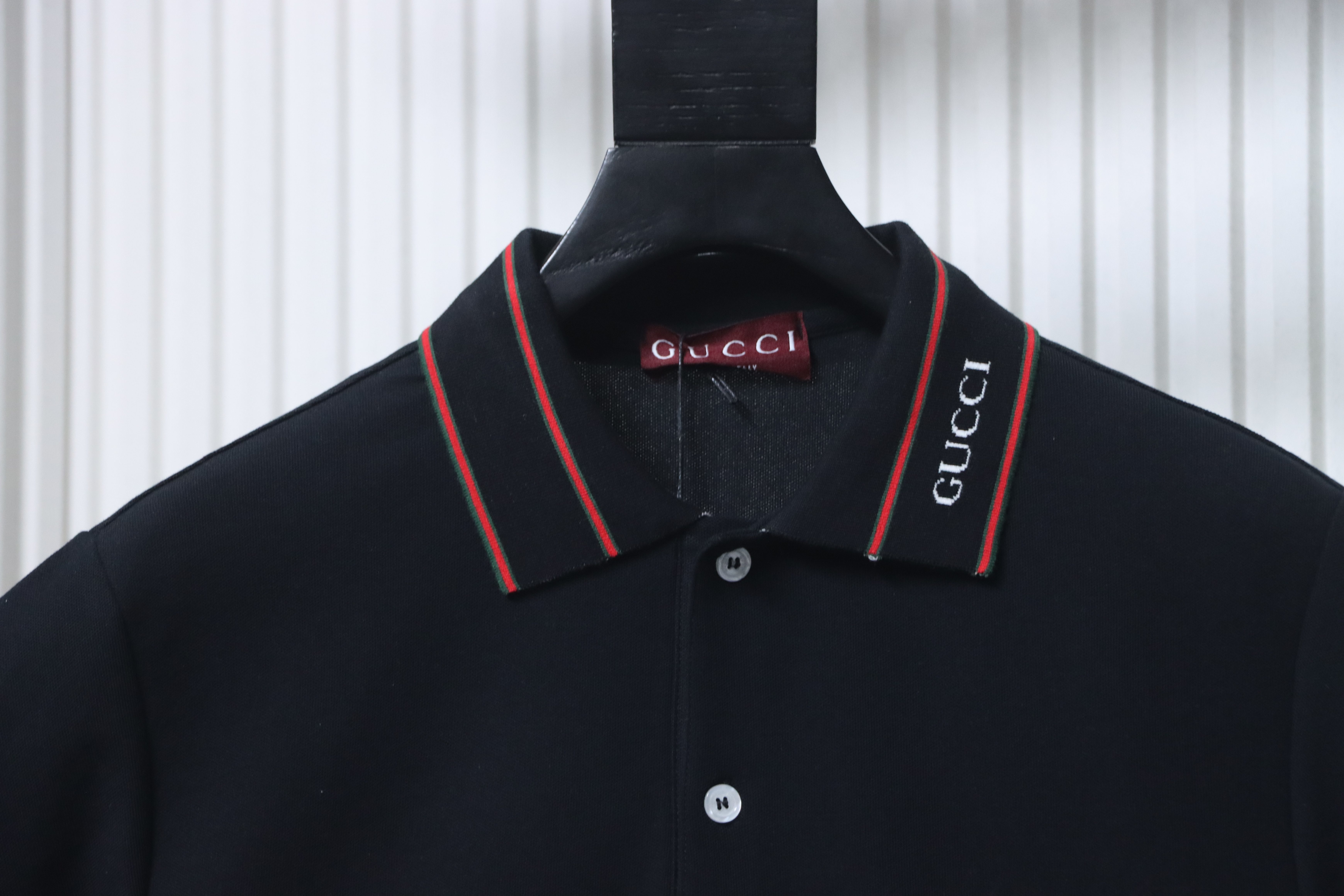 GUCCI 25SS Jacquard Short Sleeve Polo Shirt Style 2