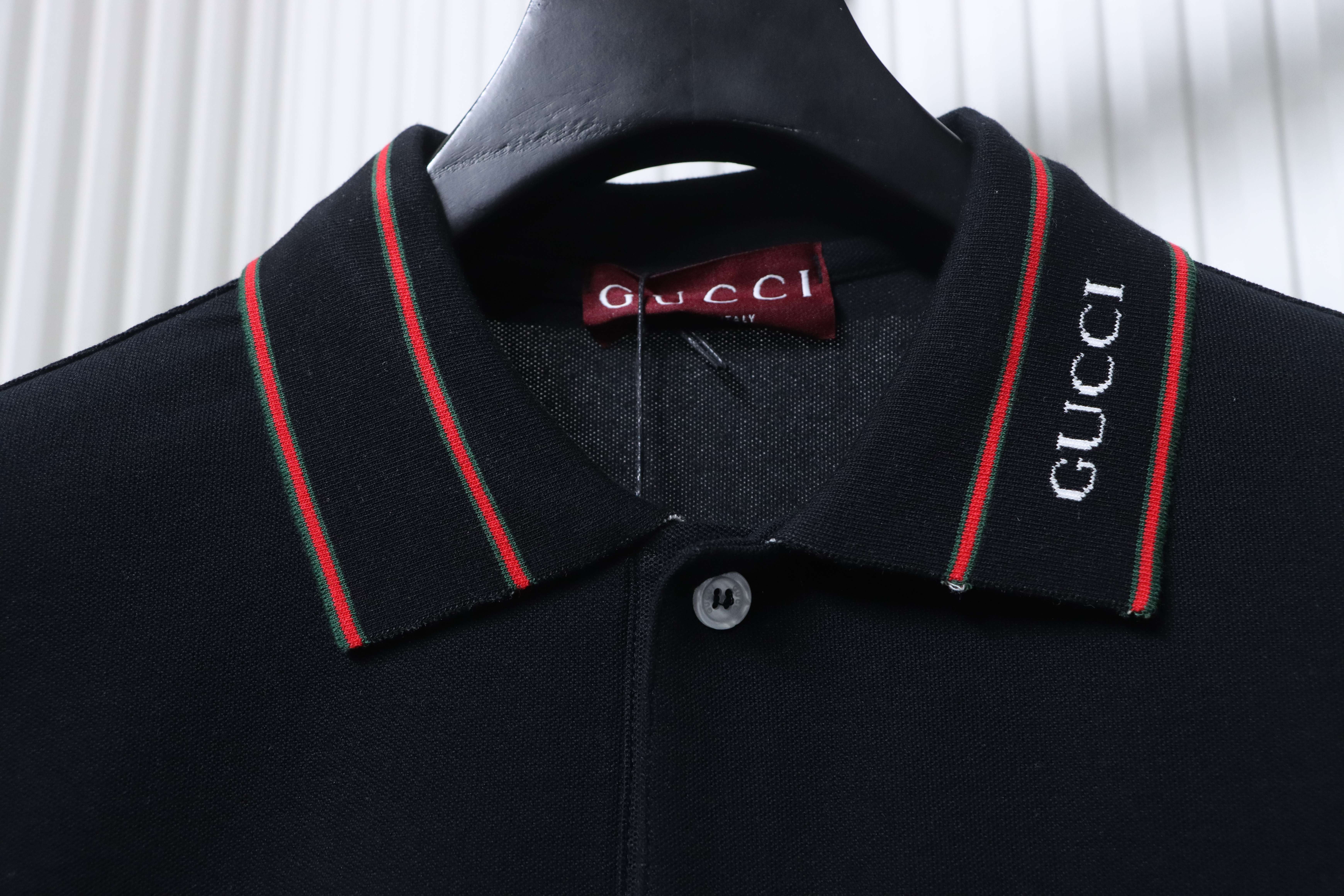 GUCCI 25SS Jacquard Short Sleeve Polo Shirt Style 2
