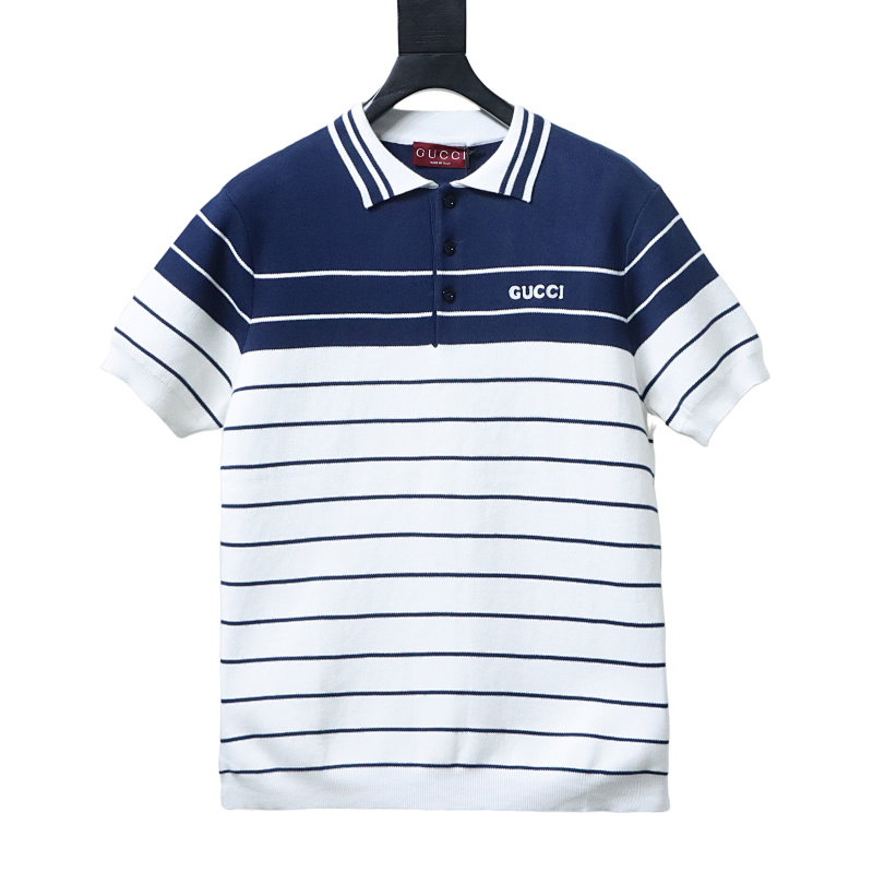 GUCCI 25SS Knit Short Sleeve Polo Shirt