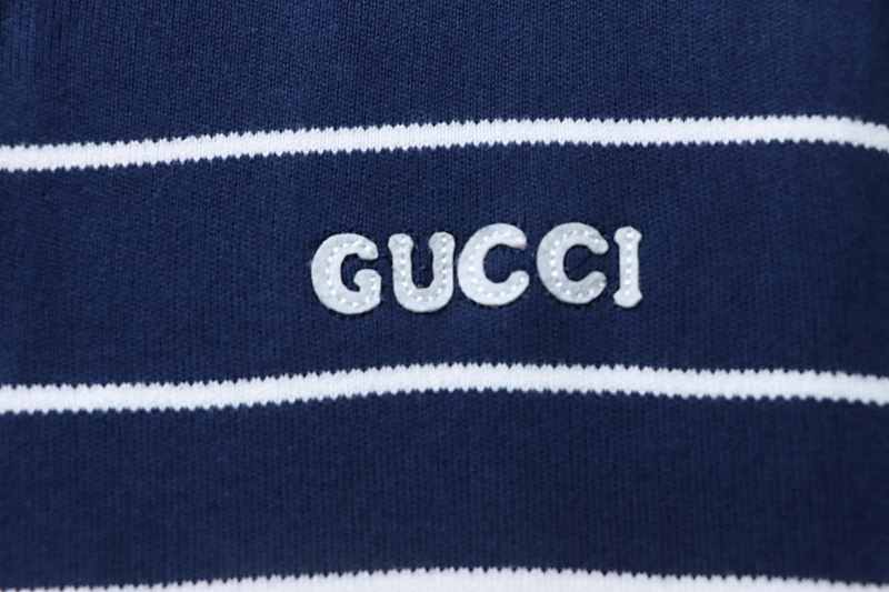 GUCCI 25SS Knit Short Sleeve Polo Shirt