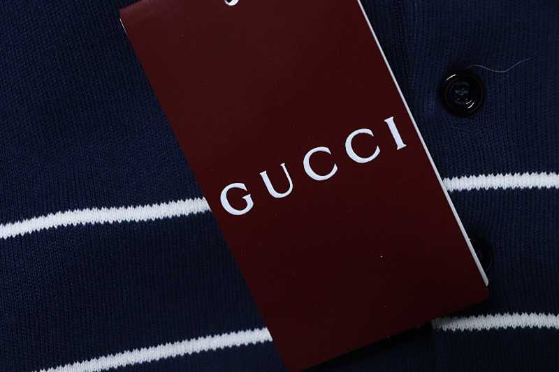 GUCCI 25SS Knit Short Sleeve Polo Shirt