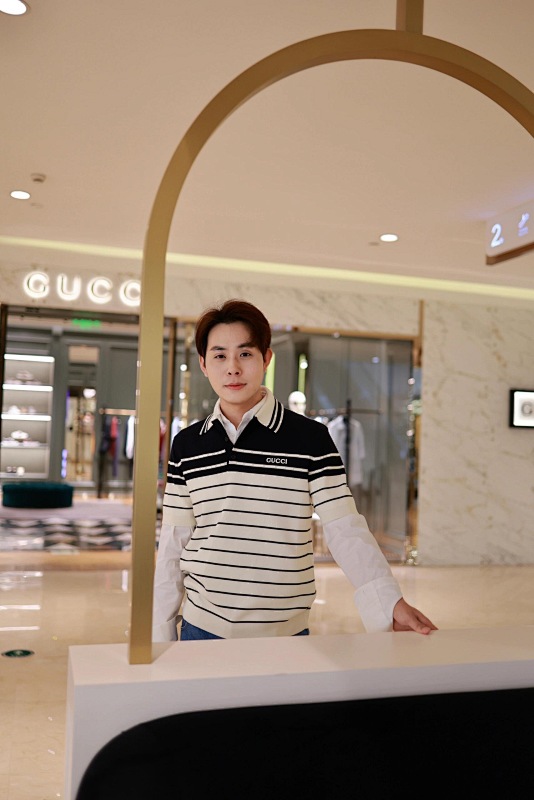 GUCCI 25SS Knit Short Sleeve Polo Shirt