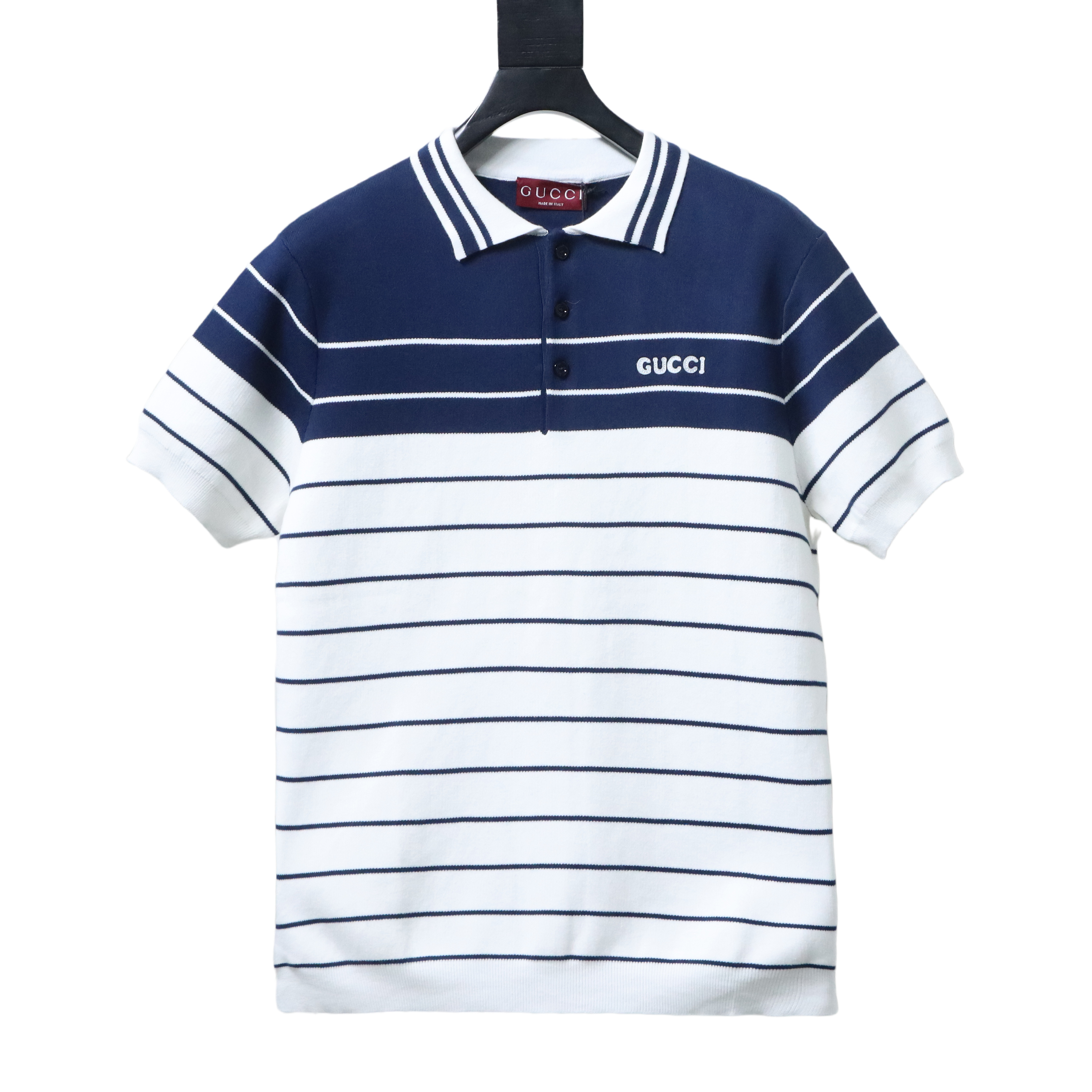 GUCCI 25SS Knit Short Sleeve Polo Shirt