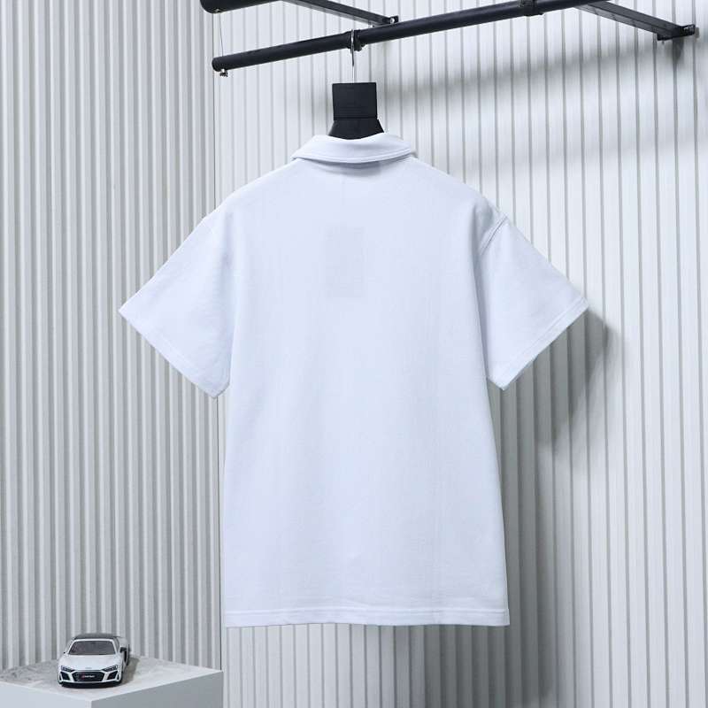 GUCCI 25SS Letter Print Short Sleeve Polo Shirt