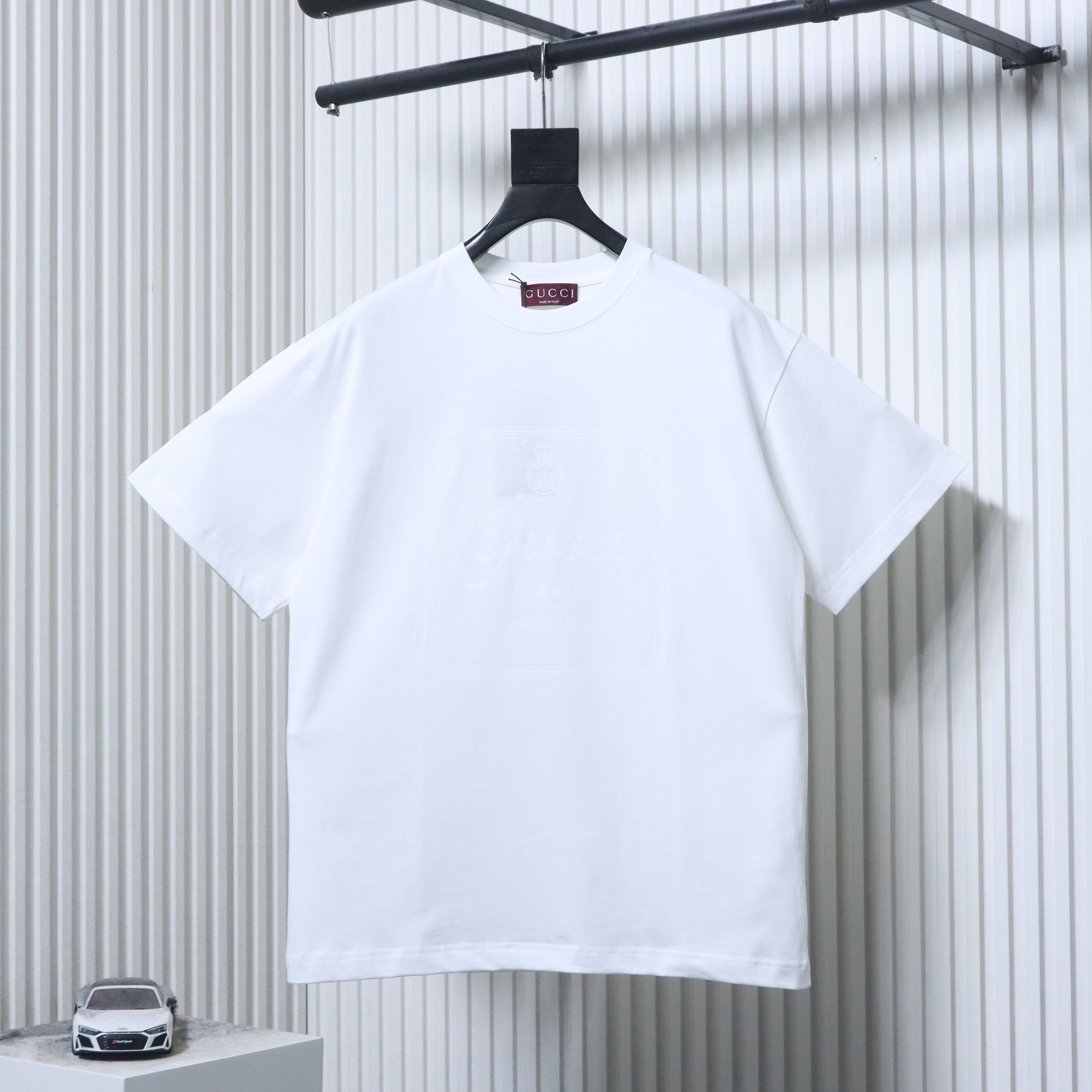 GUCCI 26SS Big Logo Print Short Sleeve T-Shirt Style 1