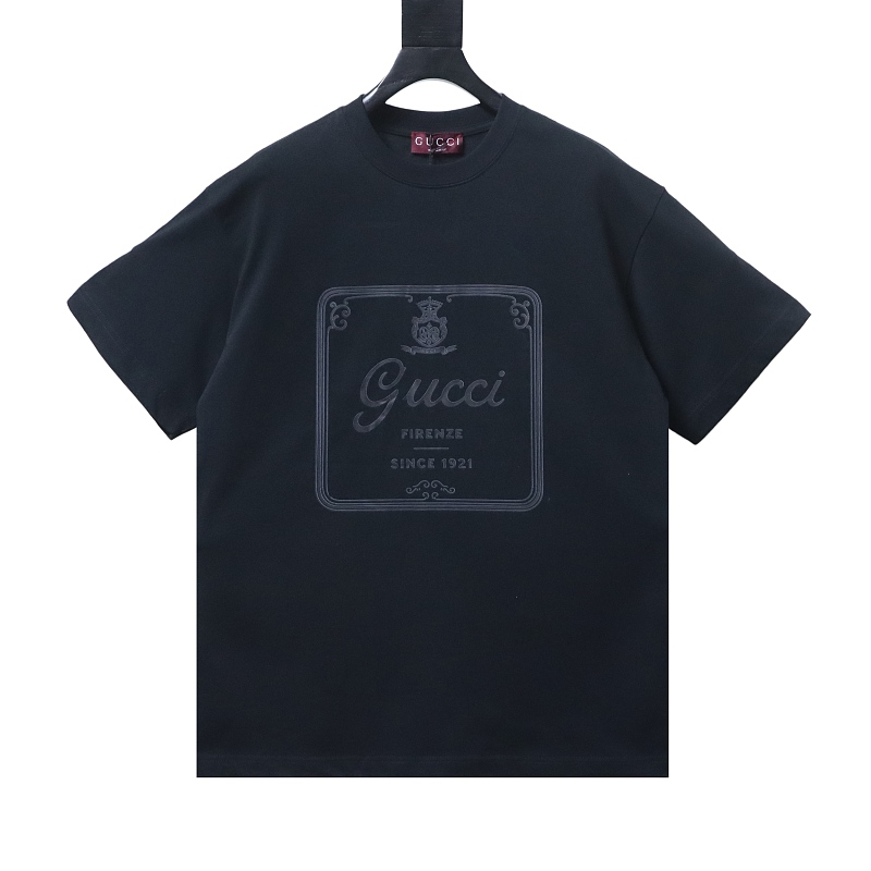 GUCCI 26SS Big Logo Print Short Sleeve T-Shirt Style 2