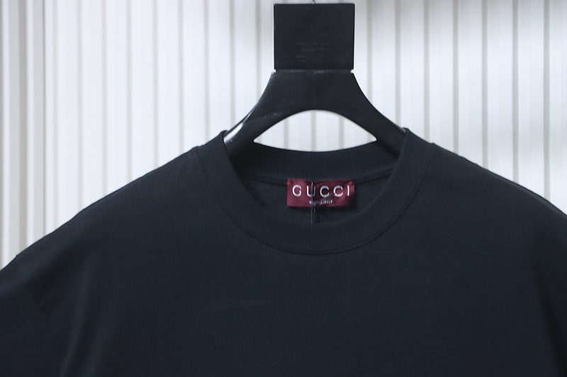 GUCCI 26SS Big Logo Print Short Sleeve T-Shirt Style 2