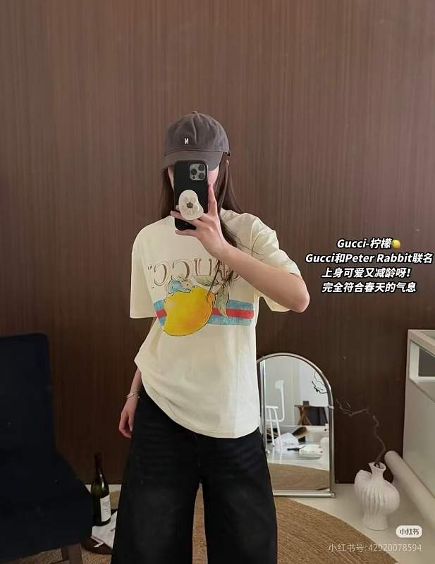 GUCCI 26SS Cartoon Series Short Sleeve T-Shirt Style 1