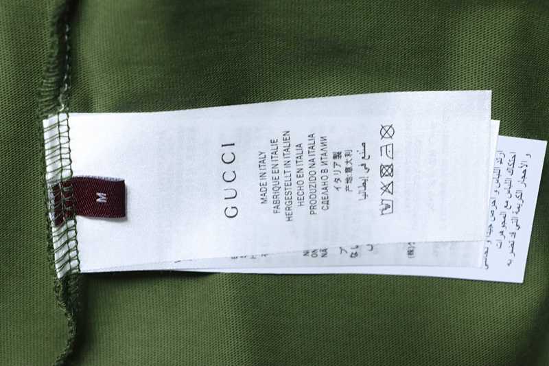 GUCCI 26SS Double G Embroidery Short Sleeve T-Shirt Style 1