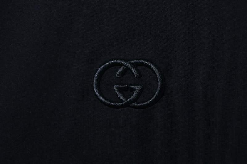 GUCCI 26SS Double G Embroidery Short Sleeve T-Shirt Style 3