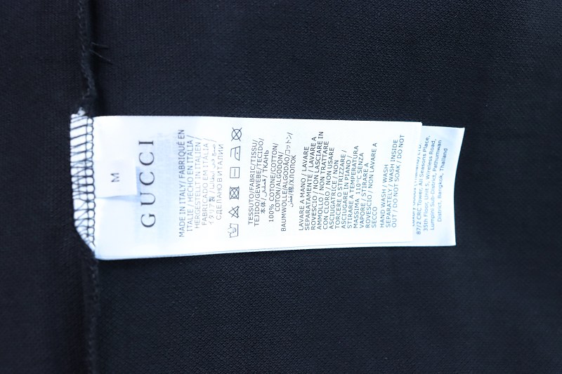GUCCI 26SS Horsebit Embroidery Short Sleeve T-Shirt Style 1