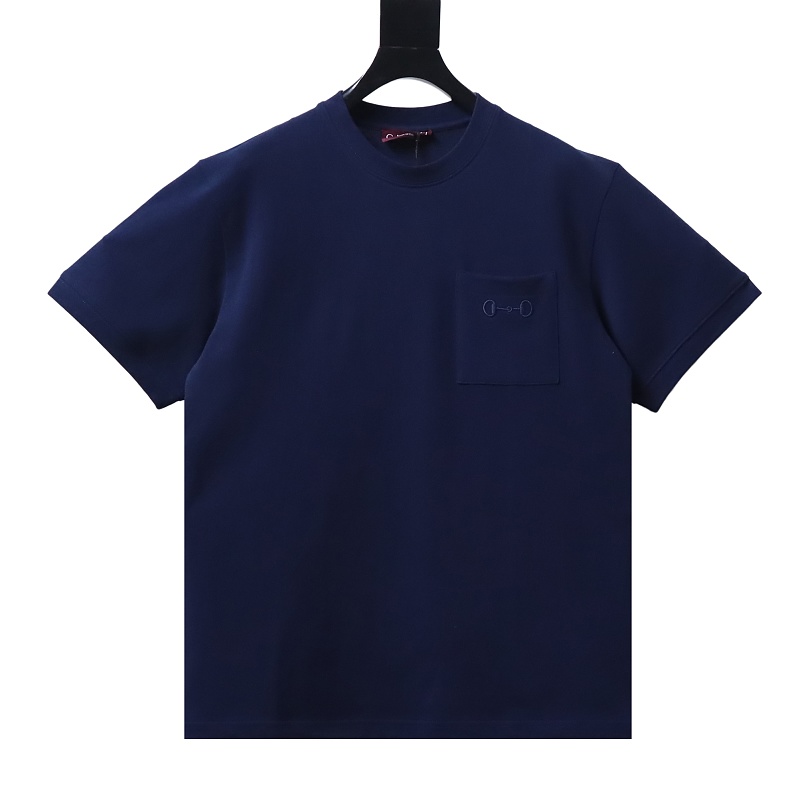 GUCCI 26SS Horsebit Embroidery Short Sleeve T-Shirt Style 2