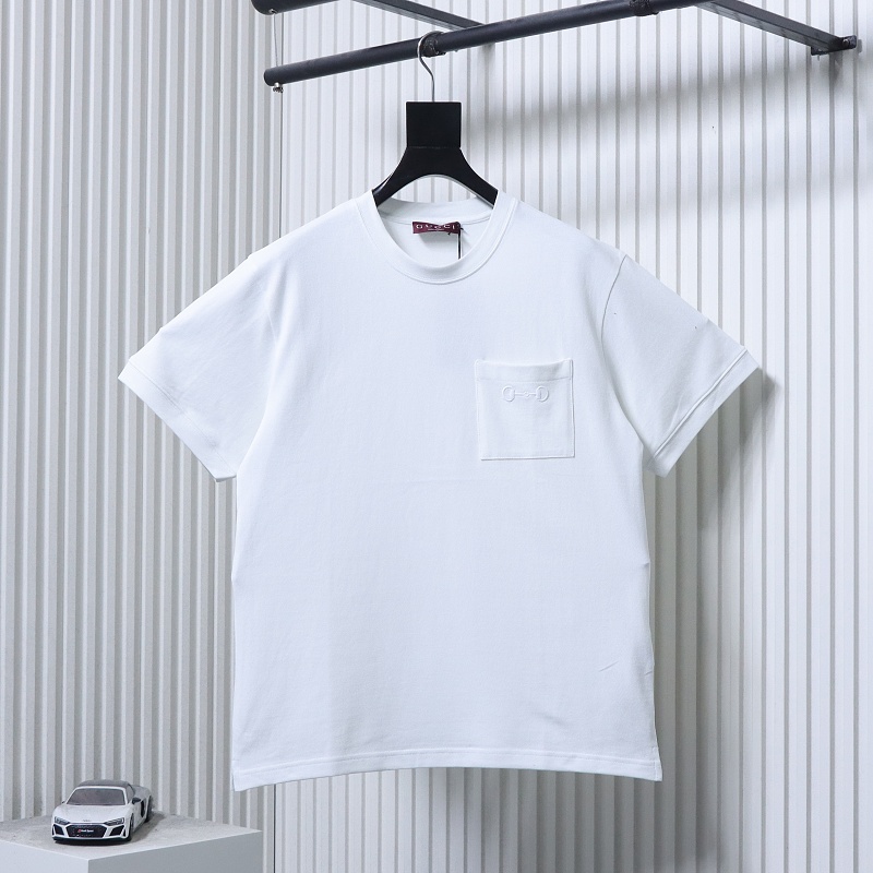 GUCCI 26SS Horsebit Embroidery Short Sleeve T-Shirt Style 3
