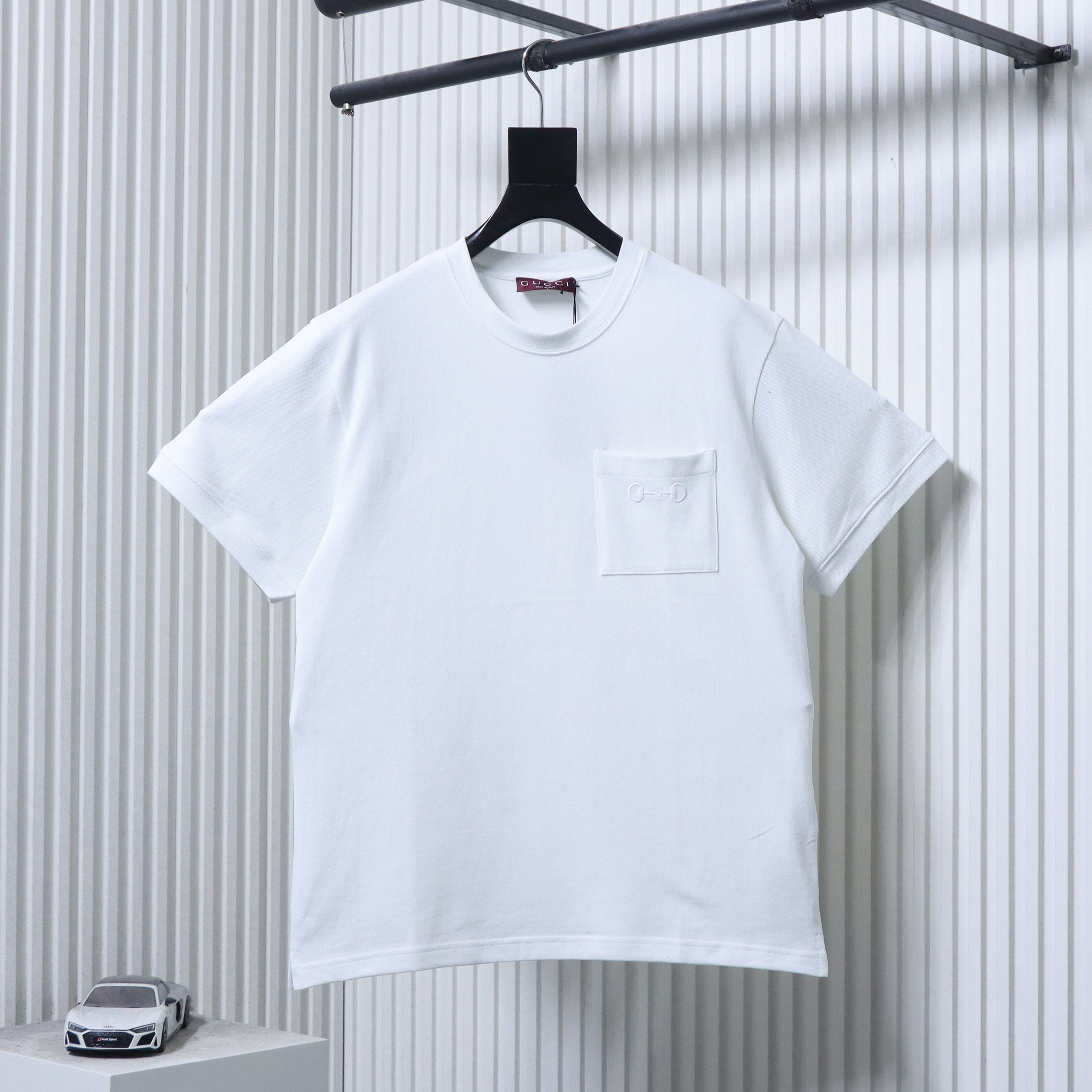 GUCCI 26SS Horsebit Embroidery Short Sleeve T-Shirt Style 3