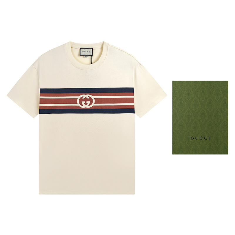 GUCCI Apricot Short Sleeve T-Shirt Style 533