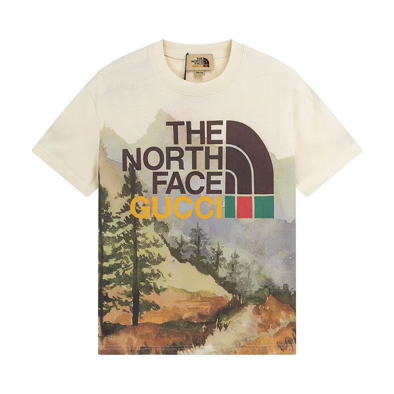 GUCCI Apricot Short Sleeve T-Shirt Style 535