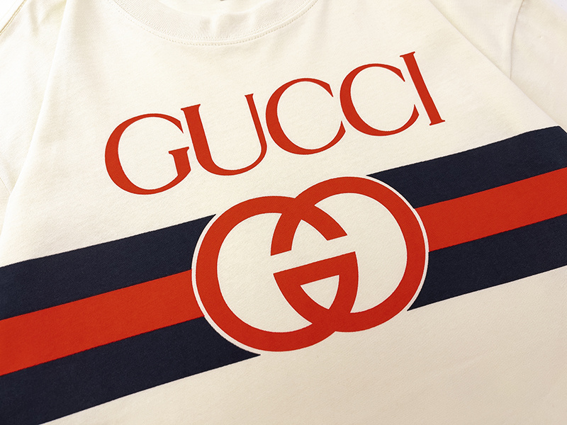 GUCCI Apricot Short Sleeve T-Shirt Style 560