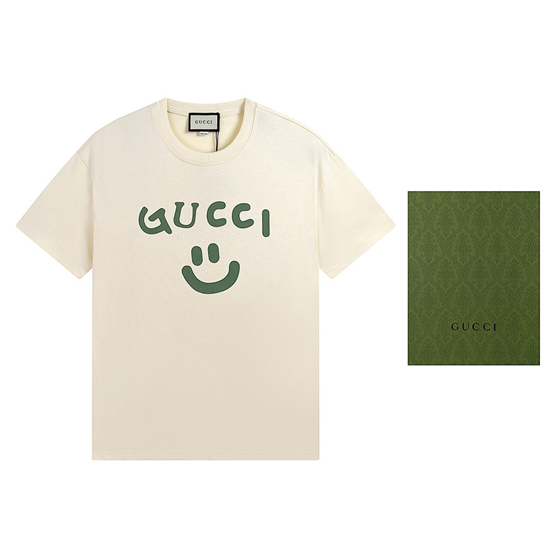 GUCCI Black Apricot Short Sleeve T-Shirt Style 503