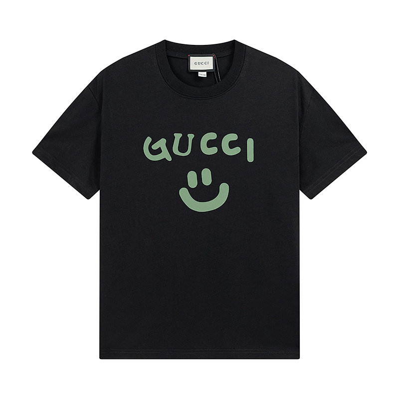 GUCCI Black Apricot Short Sleeve T-Shirt Style 503